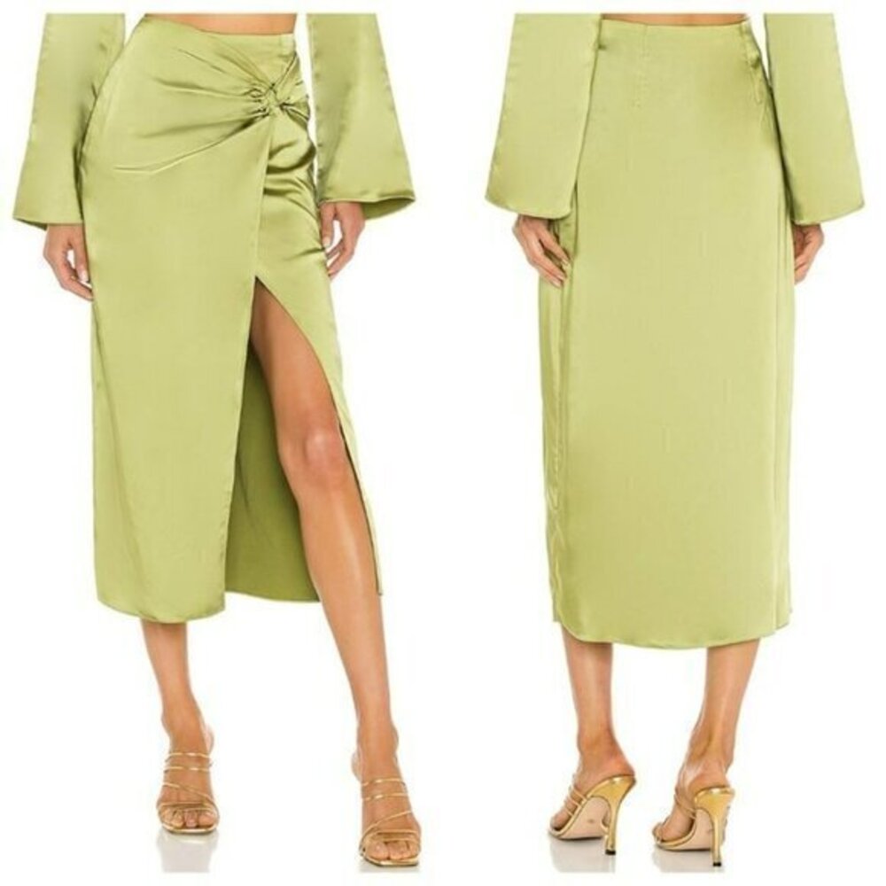 L'Academie Armina Skirt - Light Olive Green